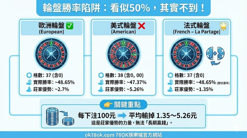【2026 最新真相】輪盤能靠技巧贏錢嗎？78OK完整解析｜輪盤策略、機率、贏錢方法指南