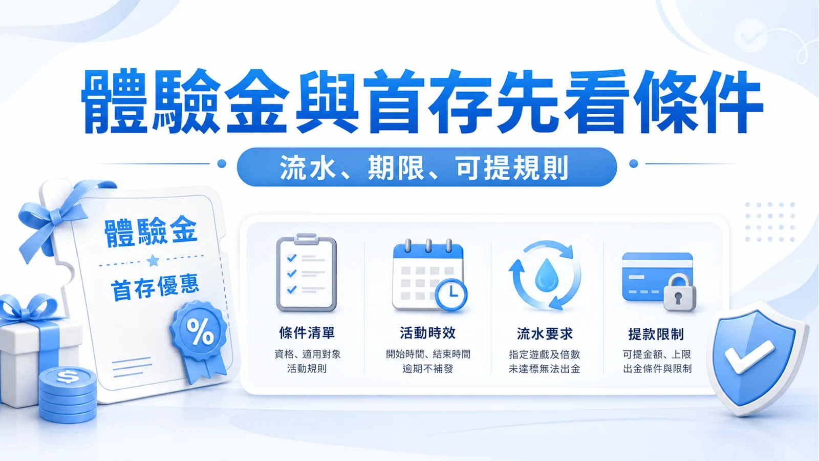 78OK 新手註冊怎麼開始?入口確認、體驗金條件與首存前檢查清單 3 78OK 體驗金與首存條件圖卡,整理流水、期限與可提規則