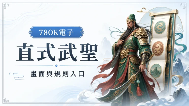 78OK電子直式武聖畫面與規則入口精選圖片